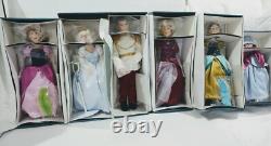 Disney Cinderella Porcelain Dolls 19Limited Edition 5000, New Complete, COA, Rare