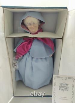 Disney Cinderella Porcelain Dolls 19Limited Edition 5000, New Complete, COA, Rare