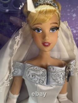Disney Cinderella & Prince Charming Doll Set Limited Ed Platinum Wedding 555/600