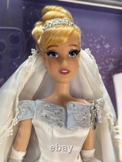 Disney Cinderella & Prince Charming Doll Set Limited Ed Platinum Wedding 555/600