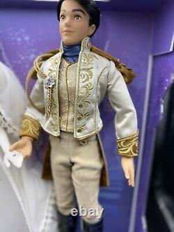 Disney Cinderella & Prince Charming Limited Platinum Wedding Doll Set 70th Anniv