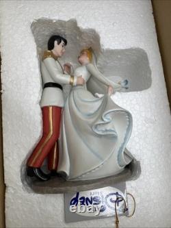 Disney Cinderella & Prince Charming Porcelain Figurine 45th Anniversary NEW