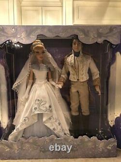 Disney Cinderella Prince Charming Wedding Platinum Limited Edition Doll Set