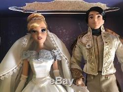 Disney Cinderella Prince Charming Wedding Platinum Limited Edition Doll Set