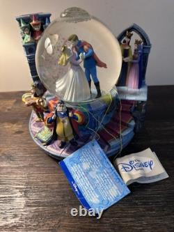 Disney Cinderella Prince Musical Snowglobe Once Upon The Dream lights up! Mint