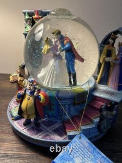 Disney Cinderella Prince Musical Snowglobe Once Upon The Dream lights up! Mint
