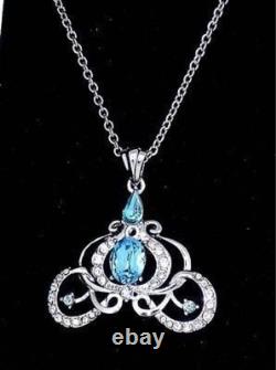 Disney Cinderella Pumpkin Carriage Necklace Disney Official New Sealed Jewelry