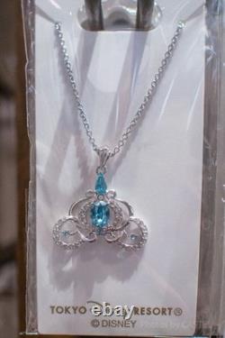 Disney Cinderella Pumpkin Carriage Necklace Disney Official New Sealed Jewelry