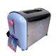 Disney Cinderella Singing Musical Toaster Toaster Blue Stainless VillaWare RARE