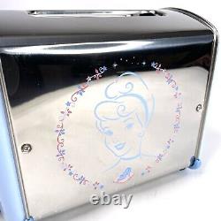 Disney Cinderella Singing Musical Toaster Toaster Blue Stainless VillaWare RARE