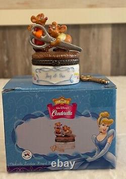 Disney Cinderella Trinket Box Set Of 6 full set WithStand RARE Complete