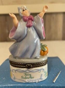 Disney Cinderella Trinket Box Set Of 6 full set WithStand RARE Complete