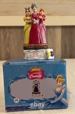 Disney Cinderella Trinket Box Set Of 6 full set WithStand RARE Complete