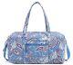 Disney Cinderella Vera Bradley Beautiful Paisley Tote Large Bag Luggage NWT