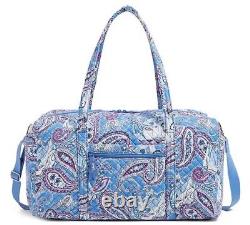 Disney Cinderella Vera Bradley Beautiful Paisley Tote Large Bag Luggage NWT