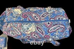 Disney Cinderella Vera Bradley Beautiful Paisley Tote Large Bag Luggage NWT