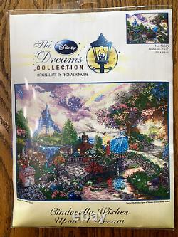 Disney Cinderella Wishes Upon a Dream Thomas Kinkade Counted Cross Stitch