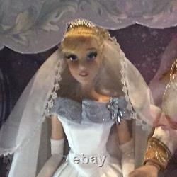 Disney Cinderella and Prince Limited Edition LIVE Platinum Doll Set