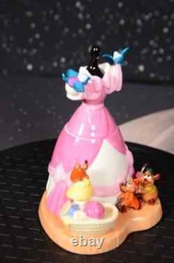 Disney Cinderella's Dress Mice Gus Jaq Salt Pepper Shakers Limited Edition 350