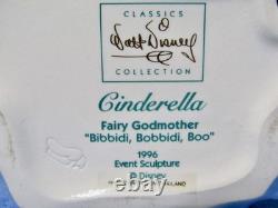 Disney Classics Collection Cinderella Event Sculpture 1996 Fairy Godmother NIB