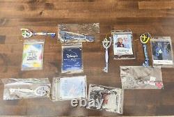 Disney Collectible Keys Lot & Pins! Frozen Cinderella & more