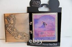 Disney D23 Expo Storybook Jumbo Pins Cinderella, Sleeping Beauty & Snow White