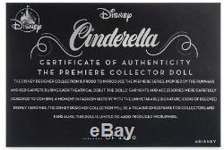 Disney Designer Collection Premier Limited Edition CINDERELLA Doll LE 4400