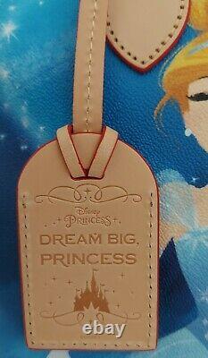 Disney Dooney & Bourke Cinderella Dream Big Princess Leather Shopper Tote Purse