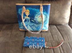 Disney Dooney and Bourke Cinderella Tote and Wallet, Brand New