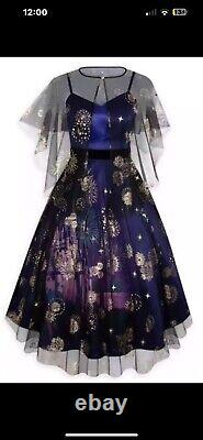 Disney Dress 50th Anniversary Cinderella Castle Fireworks, Size 8 NWT