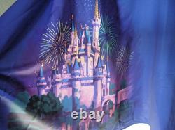 Disney Dress Shop Cinderella 50th Castle Beautiful Blue Fireworks New Size 22