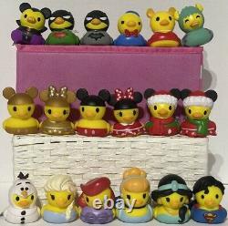 Disney Duckz Rare Set Of 18! New Cinderella Jasmine Superman Olaf 3 Magic Towels