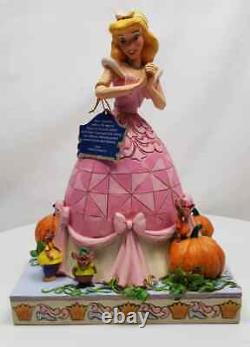 Disney Enesco Shore Traditions 4062249 Cinderella & Mice Figurine EVENT pink