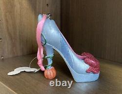 Disney Fairy Godmother Cinderella Shoe Ornament NWT