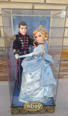 Disney Fairytale Couples Designer Doll Set Cinderella And Prince LE Box set NIB