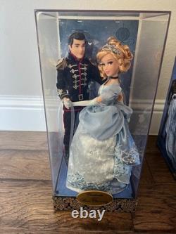 Disney Fairytale Designer Cinderella and Prince Charming Doll Set New