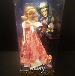 Disney Fairytale Designer Collection Cinderella and Lady Tremaine Dolls LE NIB