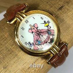 Disney Fossil Cinderella 45th Anniversary Watch Dress With Birds New Band DS-135