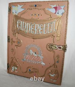 Disney Gallery Cinderella Replica Treasure Storybook Jewelry Box Book Prop COA