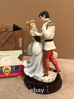 Disney Giuseppe Armani Cinderella and Prince Charming + Box & COA