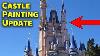 Disney Just Started Repainting Cinderella Castle Latest Update