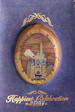 Disney LE 750 Cinderella Castle Window TDL Stained Glass Jumbo Boxed Pin 39335