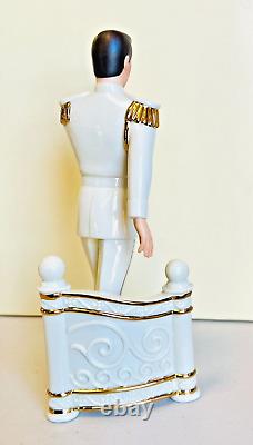 Disney Lenox Cinderella's Prince Charming 24 K Gold & Ivory Figurine Boxed COA