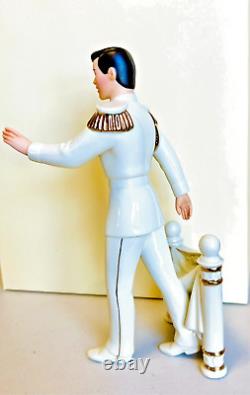 Disney Lenox Cinderella's Prince Charming 24 K Gold & Ivory Figurine Boxed COA