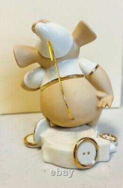 Disney Lenox Gus Mouse Cinderella Figurine 24 K Gold & Ivory Fine China Box