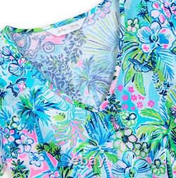 Disney Lilly Pulitzer Cinderella Etta V-Neck Dress Ladies Size L NWT