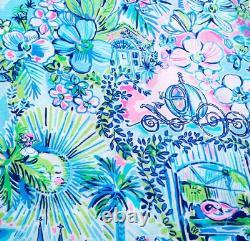 Disney Lilly Pulitzer Cinderella Etta V-Neck Dress Ladies Size L NWT