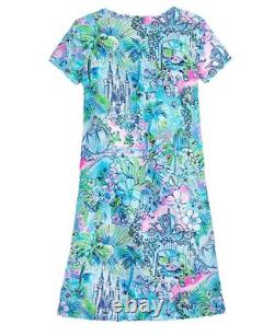 Disney Lilly Pulitzer Cinderella Etta V-Neck Dress Ladies Size XL NWT