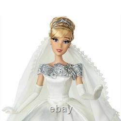 Disney Limited Edition 17 PLATINUM WEDDING Doll CINDERELLA & PRINCE CHARMING