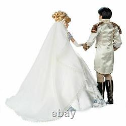 Disney Limited Edition 17 PLATINUM WEDDING Doll CINDERELLA & PRINCE CHARMING